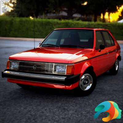 Dodge Omni 1986 for Daz Studio by nerdadantes