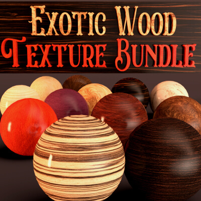 Exotic Wood Texture Bundle by nerdadantes