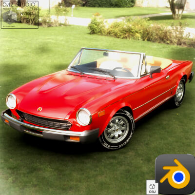 Fiat 124 Sport Spider 1980 by nerdadantes