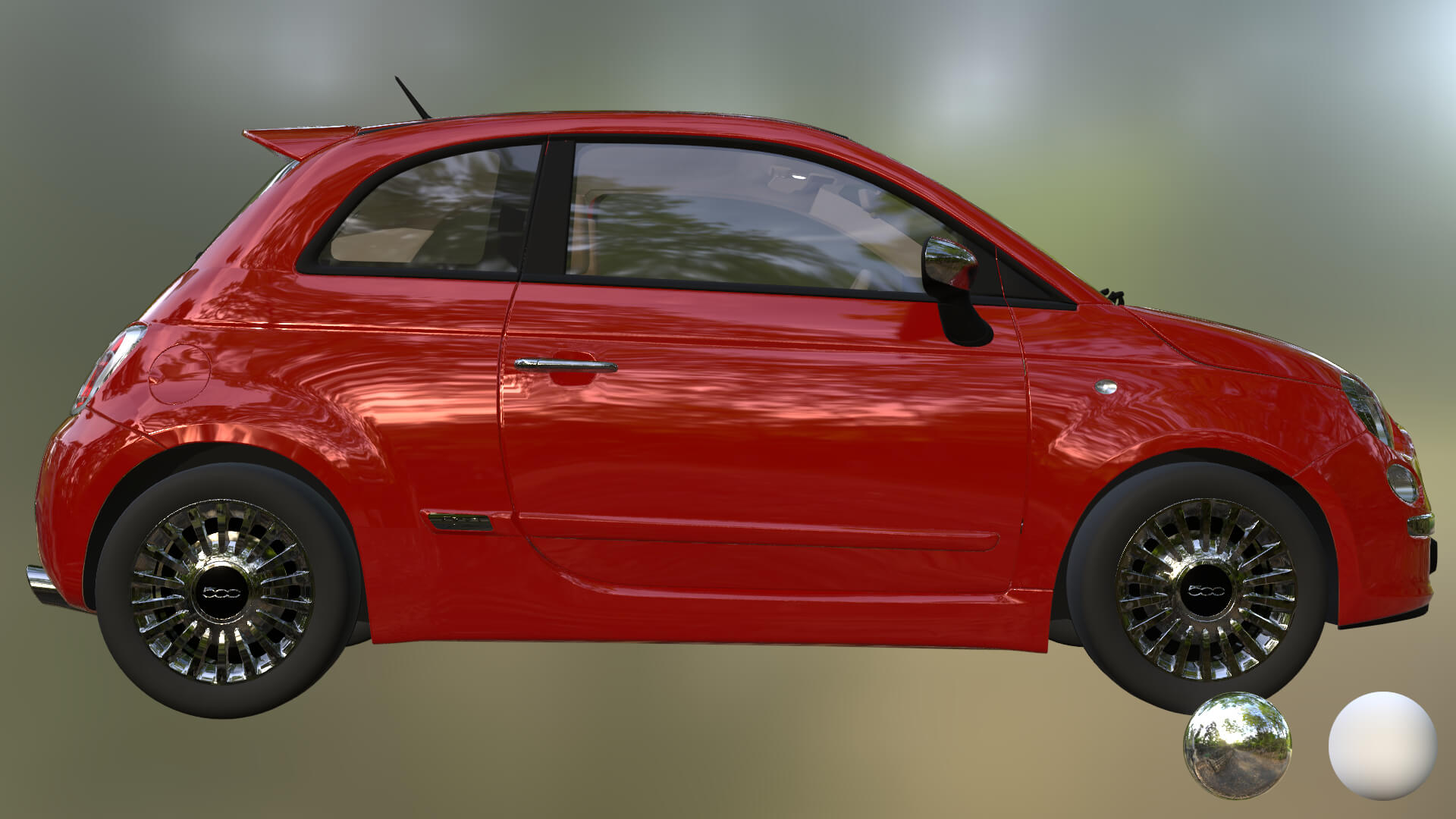 Fiat 500 2012 - 3D Model by nerdadantes