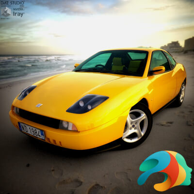 Fiat Coupe Turbo 2000 for DAZ Studio by nerdadantes