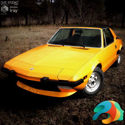 Fiat X19 1975 for DAZ Studio by nerdadantes