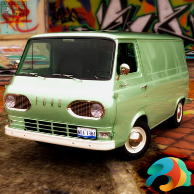 Ford Econoline 1961 for Daz Studio by nerdadantes