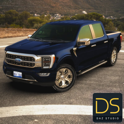 Ford F 150 2021 for DAZ Studio