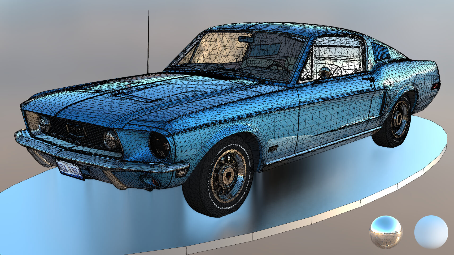 Ford Mustang 2+2 Fastback 1968 - Daz Content by nerdadantes