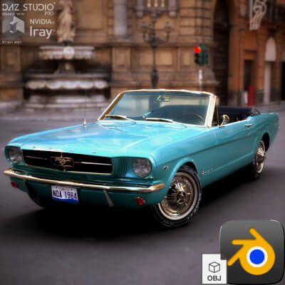 Ford Mustang Convertible 1965 by nerdadantes
