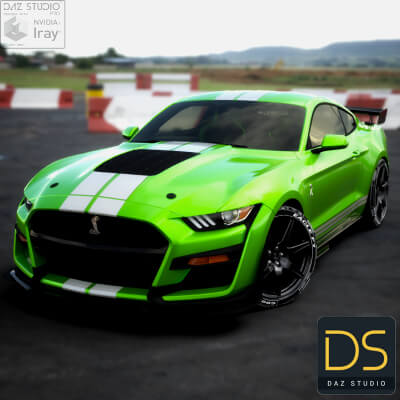 Ford Mustang Shelby 2020 for DAZ Studio by nerdadantes