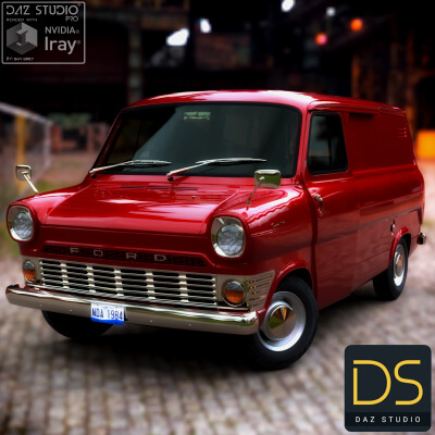 Ford Transit 1965 for DAZ Studio