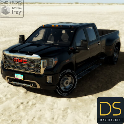 GMC Sierra HD 3500 Denali 2021 for DAZ Studio