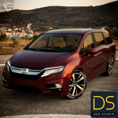 Honda Odyssey Elite 2018 for DAZ Studio by nerdadantes