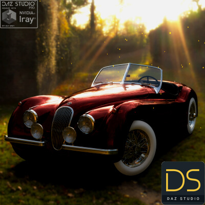 Jaguar 1954 for Daz Studio