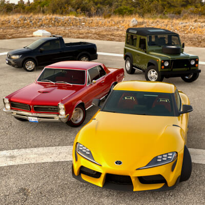 January Cars Bundle for Daz Studio