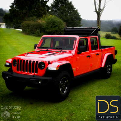 Jeep Gladiator 2020 for DAZ by nerdadantes