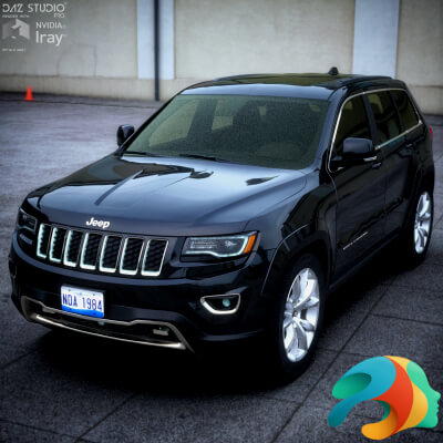 Jeep Grand Cherokee 2016 for Daz Studio by nerdadantes