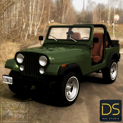 Jeep Renegade for DAZ Studio