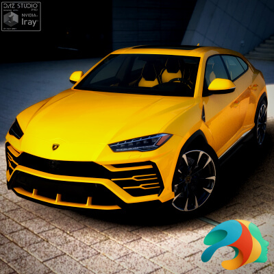 Lamborghini Urus 2019 for Daz Studio by nerdadantes