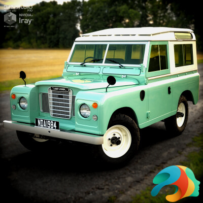 Land Rover Series III 1972 for Daz Studio by nerdadantes