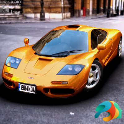 McLaren F1 1993 for DAZ Studio by nerdadantes