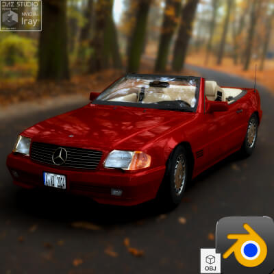 Mercedes-Benz SL 1990 by nerdadantes
