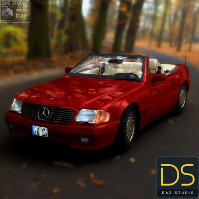 Mercedes-Benz SL 1990 by nerdadantes