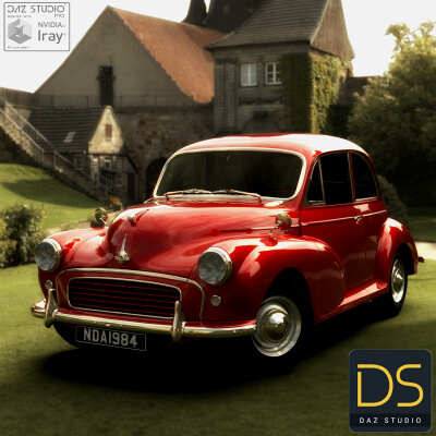 Morris Minor 1000 1958 for DAZ Studio