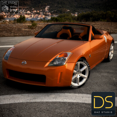 Nissan 350Z 2004 for DAZ Studio by nerdadantes