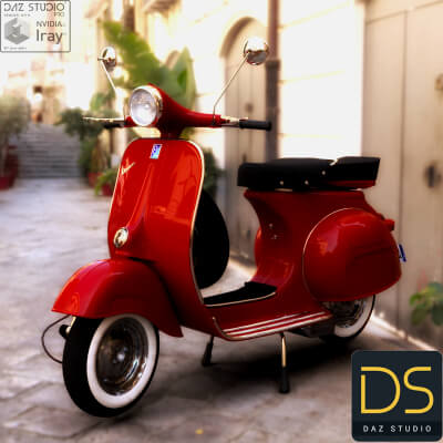Piaggio Vespa 1961 for DAZ Studio