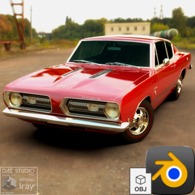 Plymouth Barracuda 1968 by nerdadantes