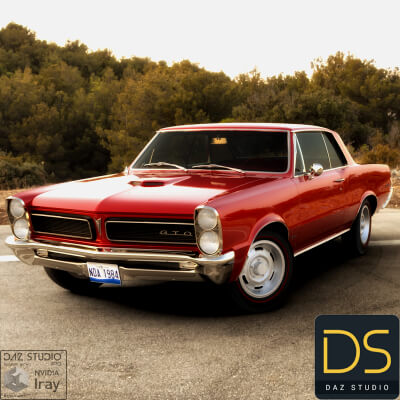 Pontiac GTO 1965 for DAZ Studio
