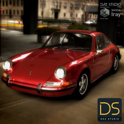 Porsche 911 1969 for DAZ Studio by nerdadantes