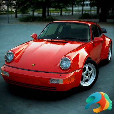 Porsche 911 Turbo 1993 for Daz Studio by nerdadantes