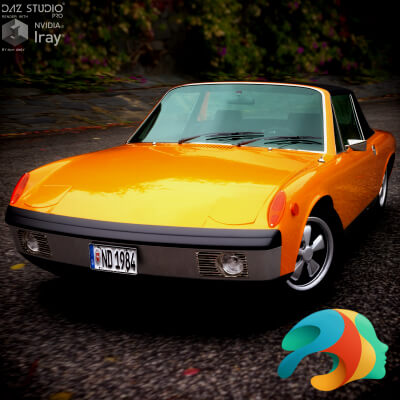 Porsche 914 6 1970 for DAZ Studio by nerdadantes