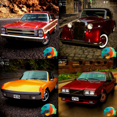 September Car Bundle for DAZ Studio