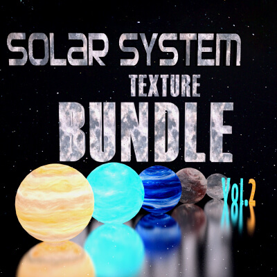 Solar System Texture Bundle Vol 2 by nerdadantes