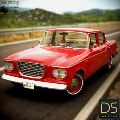 Studebaker Lark 1962 for DAZ Studio by nerdadantes