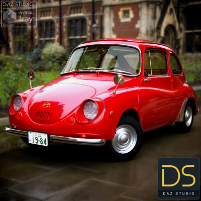 Subaru 360 1968 for DAZ Studio by nerdadantes