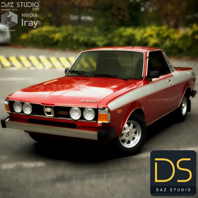 Subaru BRAT GL 1980 for Daz Studio