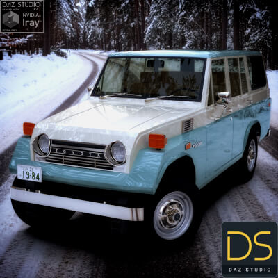 Toyota Land Cruiser FJ55 1970 for DAZ Studio by nerdadantes