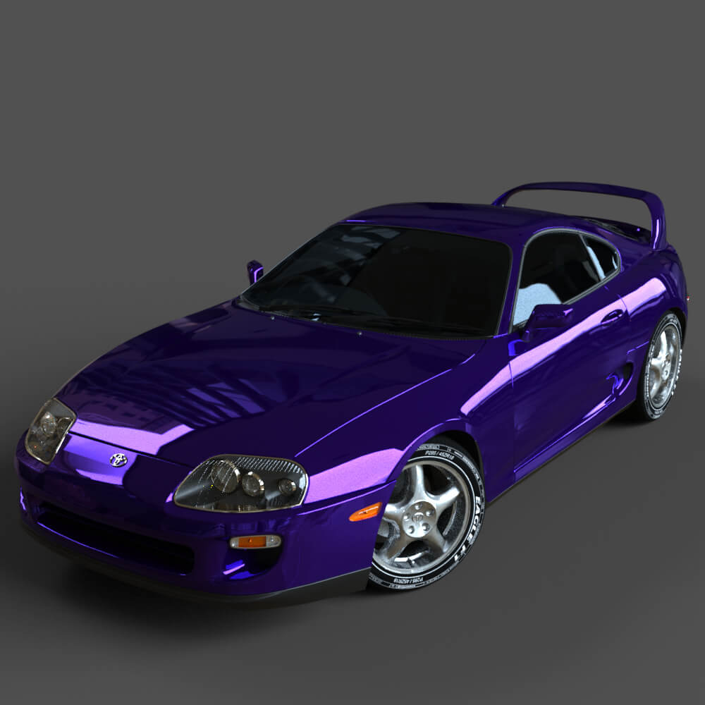 Toyota Supra 1998 - 3D Model by nerdadantes