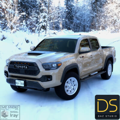 Toyota Tacoma 2019 for DAZ Studio
