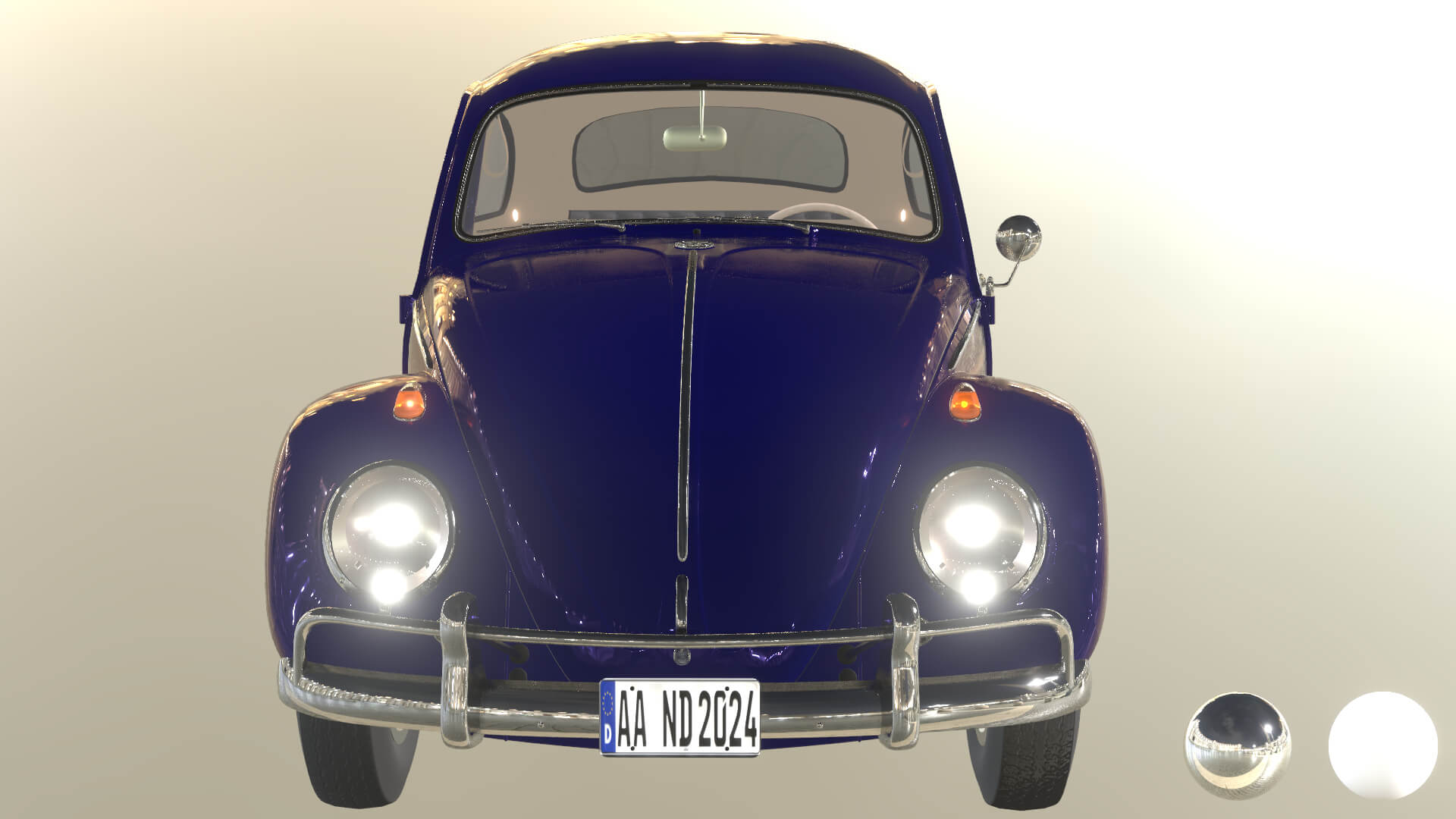 Volkswagen Beetle 1967 for DAZ Studio by nerdadantes