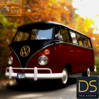 Volkswagen T1 1967 for DAZ Studio by nerdadantes
