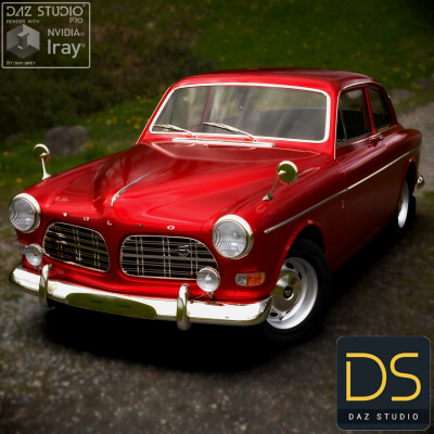 Volvo 123GT 1967 for Daz Studio by nerdadantes