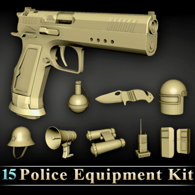 15 Police Equipment Kit