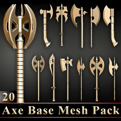 20 Ax Base Mesh Pack