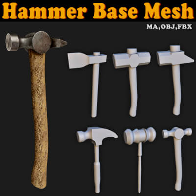 25 Hammer Base Mesh