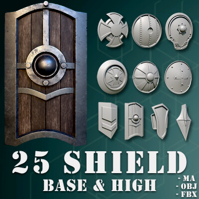25 Shield Base and High