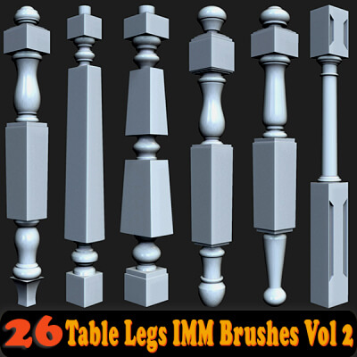 26 Table Legs IMM Brushes Vol 2