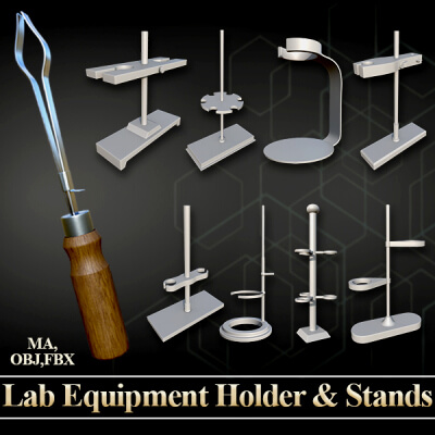 30 Lab Equipment Holder & Stands Base Mesh