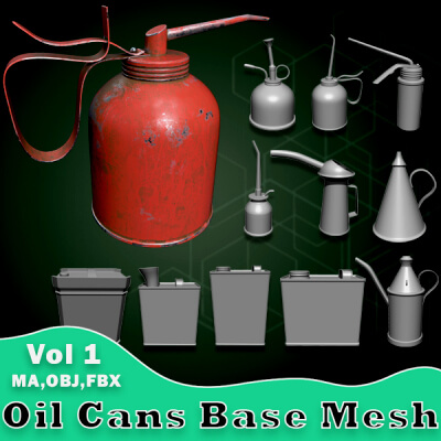 30 Oil Cans Base Mesh Vol 1